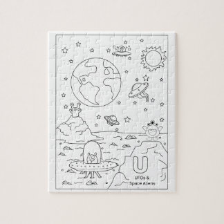 UFOとエイリアン ジグソーパズル 20.3×25.4cm 110ピース