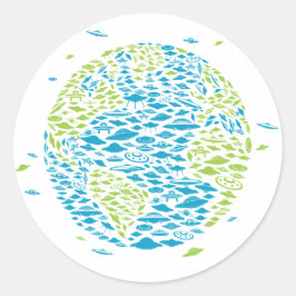 UFOによる世界の侵略、エイリアン、宇宙船 ラウンドシール