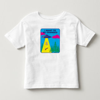 UFOに変身したい トドラーTシャツ