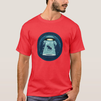 UFOに気をつけて!レトロなギフト Tシャツ
