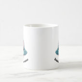 UFOのおもしろいエイリアン コーヒーマグカップ (中央)