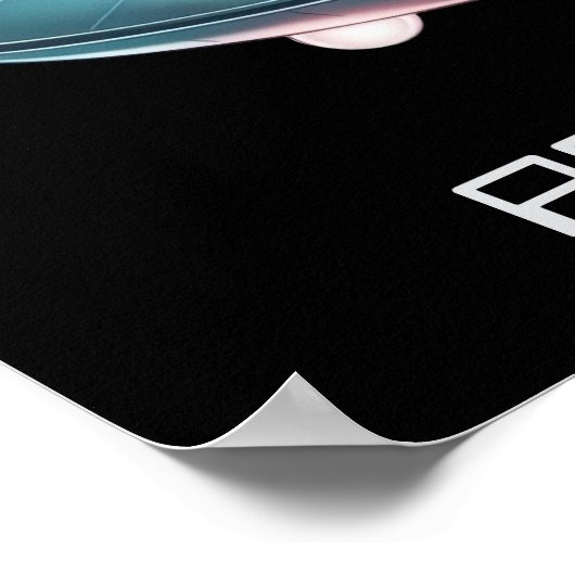 UFOのおもしろいエイリアン ポスター (角)