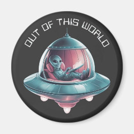 UFOのおもしろいエイリアン マグネット