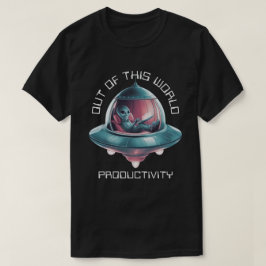 UFOのおもしろいエイリアン Tシャツ
