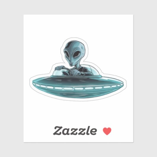 UFOのエイリアン シール (シート)