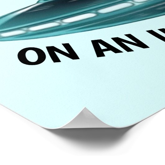 UFOのエイリアン ポスター (角)