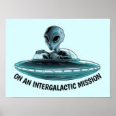 UFOのエイリアン ポスター (正面)