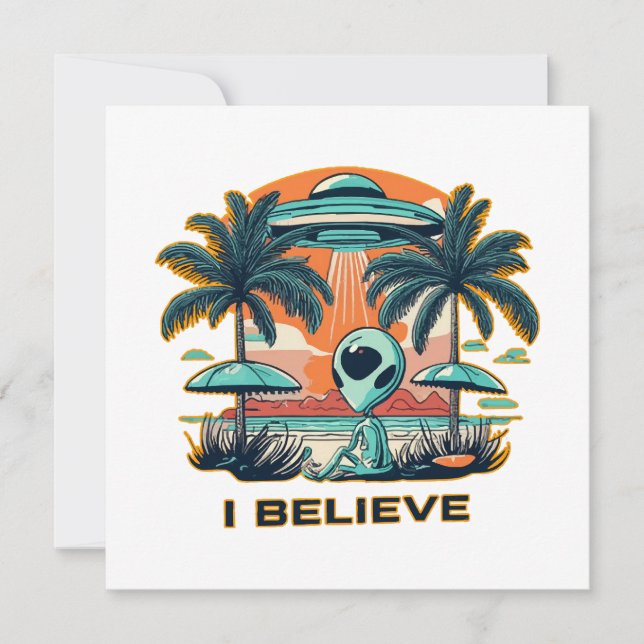 UFOのエイリアン 私は信じてる (正面)