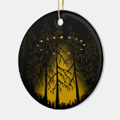 UFOのオーナメントのカッコいいUFOの装飾はギフトをカスタマイズ セラミックオーナメント (左)