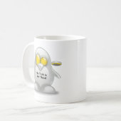 UFOのタキシードを持つエイリアン コーヒーマグカップ (正面左)