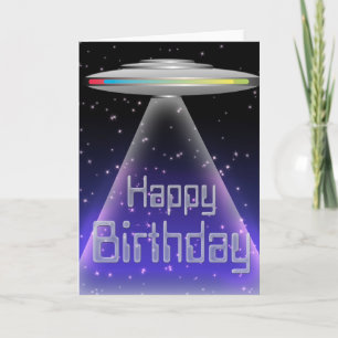 UFOのバースデー・カード カード