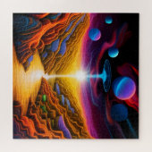 UFOのファンタジー世界 ジグソーパズル (横)