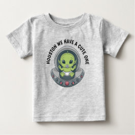 UFOのベビーエイリアン ベビーTシャツ