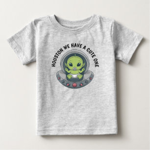 UFOのベビーエイリアン ベビーTシャツ
