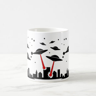 UFOの侵入 コーヒーマグカップ