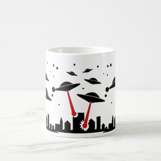 UFOの侵入 コーヒーマグカップ