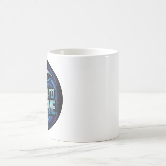 UFOの信じエイリアンが欲しい コーヒーマグカップ (中央)