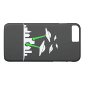 UFOの外国の攻撃 Case-Mate iPhoneケース (裏面(横))