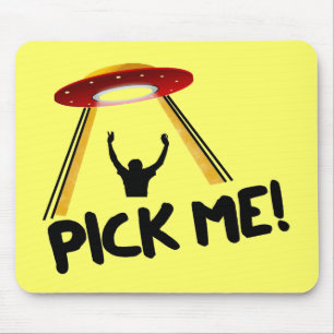 UFOの外国の船-私を選んで下さい! マウスパッド