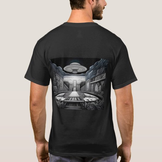 UFOの夢の風景 Tシャツ (裏面)