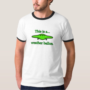 UFOの天候のブランデーグラス、大きい強打理論のためのおもしろいは送風 Tシャツ