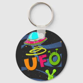 ufoの宇宙こんにちは キーホルダー