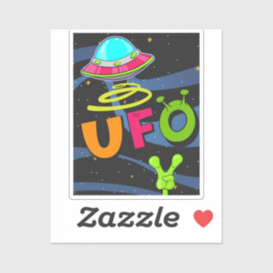 ufoの宇宙こんにちは シール