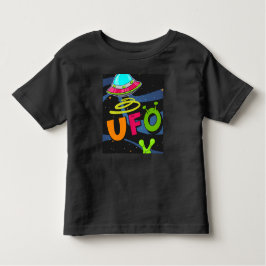 ufoの宇宙こんにちは トドラーTシャツ