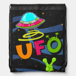 ufoの宇宙こんにちは ナップサック