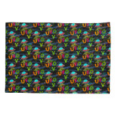 ufoの宇宙こんにちは 枕カバー (裏面-左)