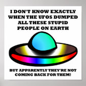 UFOの愚かな人々のポスおもしろいター ポスター (正面)