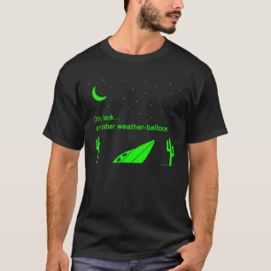 UFOの気象観測気球区域51 Tシャツ