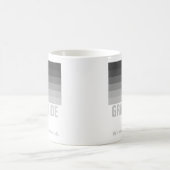 UFOの灰色のプライドのマグ コーヒーマグカップ (中央)