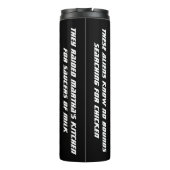 UFOの猫たちの宇宙パーソナライズされた タンブラー (裏面)