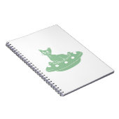 Ufoの猫 – 背景色を選択 ノートブック (右側)