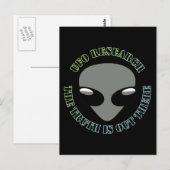 UFOの研究、真実はそこにある ポストカード (正面/裏面)