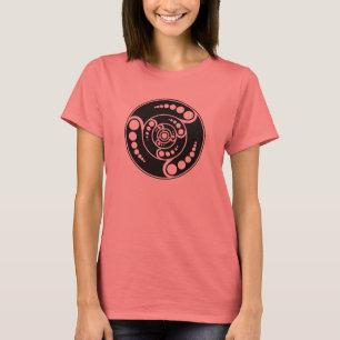 UFOの穀物の円のデザイン Tシャツ