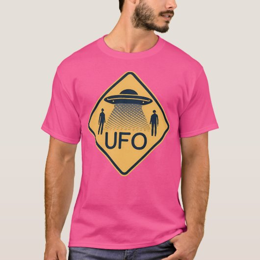 Ufoの警告通り徴候 Tシャツ (正面)
