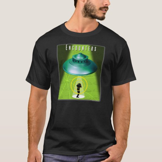 UFOの遭遇 Tシャツ (正面)