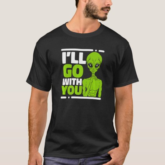 Ufoの陰謀エイリアン Tシャツ (正面)