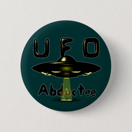 UFOのAbducteeボタン 缶バッジ (正面)