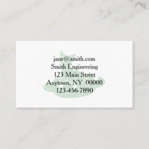 UfoのCat -背景色を選択 名刺