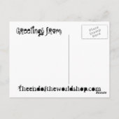 UFOはがき ポストカード (裏面)