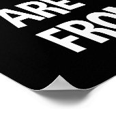 UFOは他の惑星からの億万長者にすぎない ポスター (角)