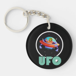 ufoは宇宙船で飛ぶ キーホルダー