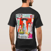 UFOは実在するTシャツ Tシャツ (裏面)