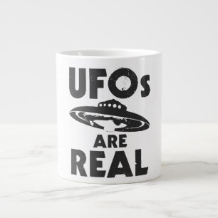 UFOは実質です ジャンボコーヒーマグカップ