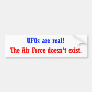UFOは実質です バンパーステッカー