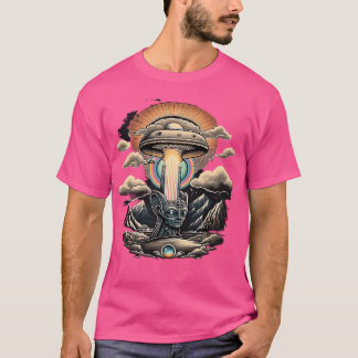 Ufoは溝が生えている Tシャツ