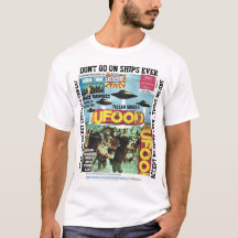 UFOは船には乗らない。ベーシック ダークTシャツ